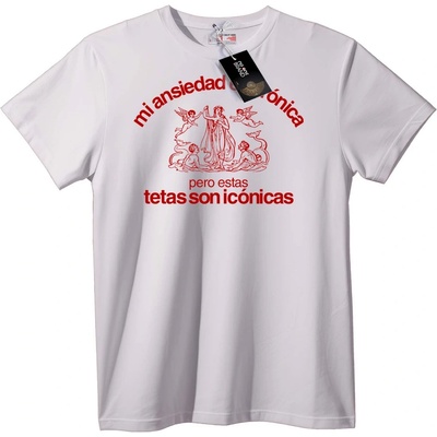 NOONEBRAND Тениска Хроничен страх, IconicTits - 7XL, Black