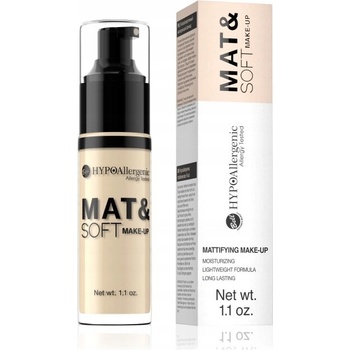 Bell Hypoallergenic Mat&Soft ľahký zmatňujúci make-up 03 Creamy Natural 30 ml