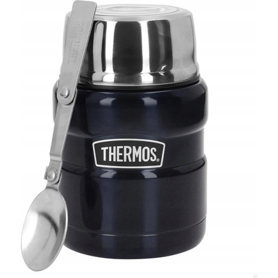 Thermos King termoska na potraviny 470 ml nerezová ocel černá