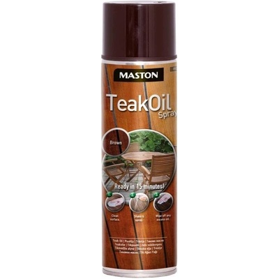 Maston Teakový olej v spreji 500 ml transparentný