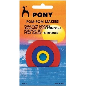 Pony Pom Pom Maker Plastic Инструмент за плетене (660642-PONY)