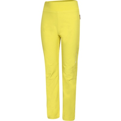 Alpine Pro Zorto Detské softshellové nohavice KPAB270 Sulphur spring