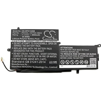 Cameron Sino Батерия за лаптоп HP HSTNN-DB6S PK03XL for Spectre Pro X360, 11, 4V 4900mAh CAMERON SINO (CS-HPX134NB)
