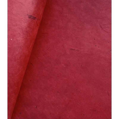 Sapaimport Nepálský ruční papír Lokta - červená Velikost: arch 75x50 cm – Zboží Dáma