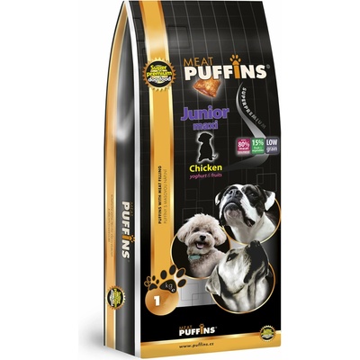 Puffins Junior Maxi Chicken Yoghurt & Fruit 12 kg