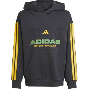Adidas Юношески суичър adidas House of Tiro Fleece Hoodie Juniors - Black