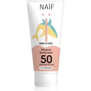 Naïf Baby & Kids Mineral Sunscreen SPF 50 0 % Perfume детски защитен крем 100ml