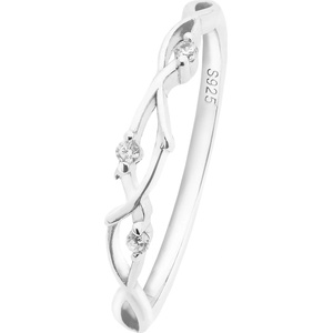 Silenti Jewelry Сребърен пръстен "Плетка" - 10 - 62 мм (19.7мм диам. )