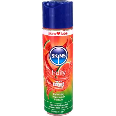 SKINS Лубрикант на водна основа skins - fruity water-based lubricant watermelon 130 ml