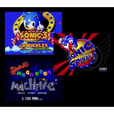 Dr. Robotnik's Mean Bean Machine + Sonic 3 and Knuckles + Sonic Spinball Bundle
