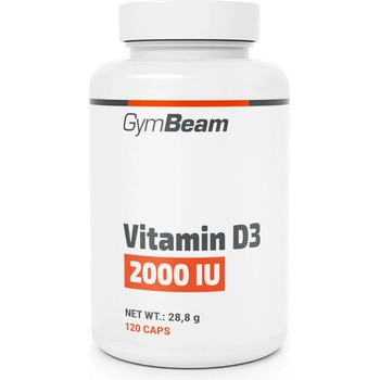 GymBeam Vitamin D3 2000 IU 240 kapslí