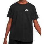 Nike Детска тениска Nike Big Kid's Sportswear Tee T-shirt - Black (704-5748-0112)