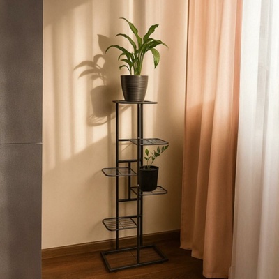Ruhhy 26040 Stojan na květiny 106 x 41 x 22 cm černá – Zboží Dáma