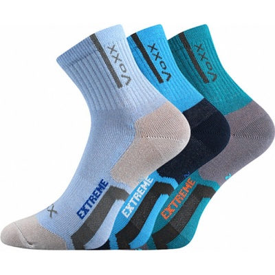 Voxx ponožky detské Jozef svetlo modré modré petrolejové 3 páry