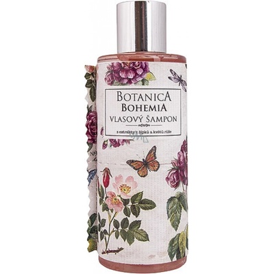 Bohemia Gifts & Cosmetics Botanica Šípek a ruže šampón na vlasy 200 ml