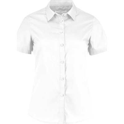 Kustom Kit Dámska popelínová košeľa KK241 White