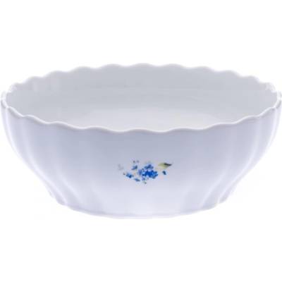 Český porcelán Dubí Mísa válcová pomněnky 24 cm