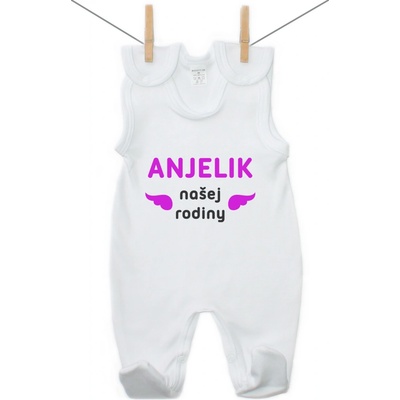 Dupačky Anjelik našej rodiny Ružová