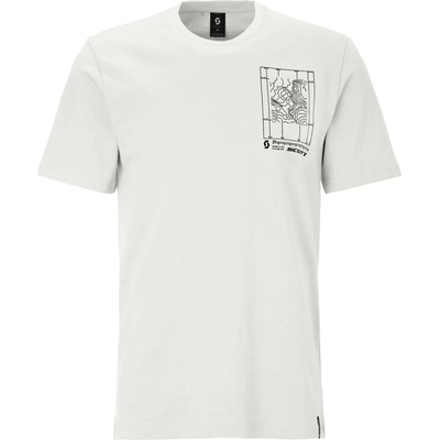 Scott Мъжка тениска Scott Tee Casual S/S T-shirt - White - размер XXL (216-8209-0415)