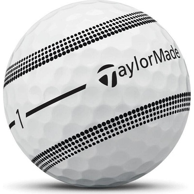 Taylor Made TP5x Stripe 25 biele 3 ks