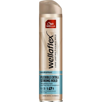 Wellaflex Extra Strong Hold lak na vlasy pre silné spevnenie 75 ml