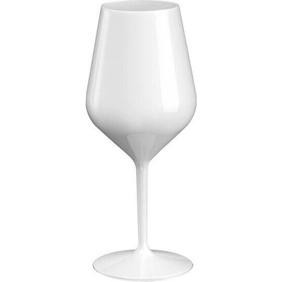 Nero Champagne.cz zbitná sklenice na víno Bílá 470 ml