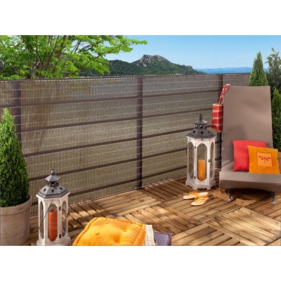 Nortene Havana 85% 1 x 5 м. Преграда за парапет Nortene 2005758 кафяв