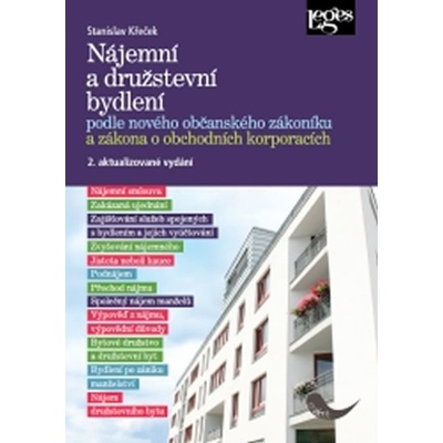 Nájemní a družstevní bydlení podle občanského zákoníku a obchodních korporacích