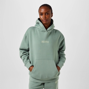 Jack Wills Суичър Jack Wills JW Embroidered Logo Hoodie - Iceberg Green