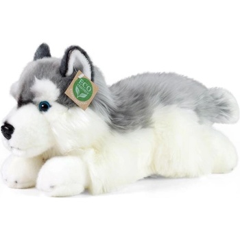 Rappa Плюшено куче хъски лежащо 30 см eco-friendly