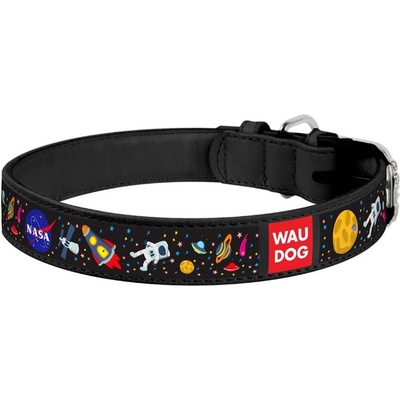 CoLLaR Kožený obojek WAUDOG NASA