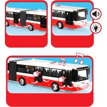 Rappa Kloubový autobus který hlásí zastávky česky 36 cm modrý