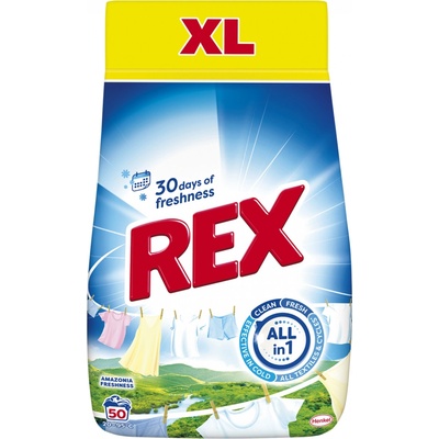 Rex prací prášek Amazonia Freshness 2,5 kg 50 PD