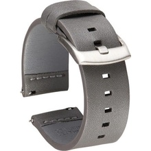BStrap Fine Leather remienok na Garmin Vivoactive 4, gray SSG023C0505