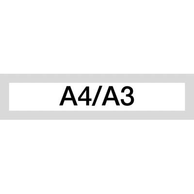 djois Magneto LEAN nadpis A4 A3 šedý 10 ks