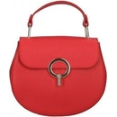 Made In Italy dámska kožená kabelka MI84 červená