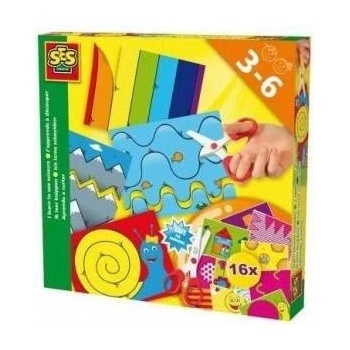 SES Creative Learn to use scissors - 16 cards + scissors