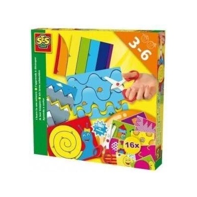 SES Creative Learn to use scissors - 16 cards + scissors