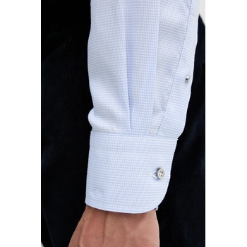 Paul&Shark Памучна риза Paul&Shark в синьо със стандартна кройка с италианска яка 15313192CF (15313192CF)