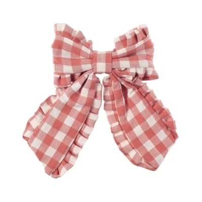 Rockahula Kids Sponka s mašlou do vlasov Gingham Ruffle