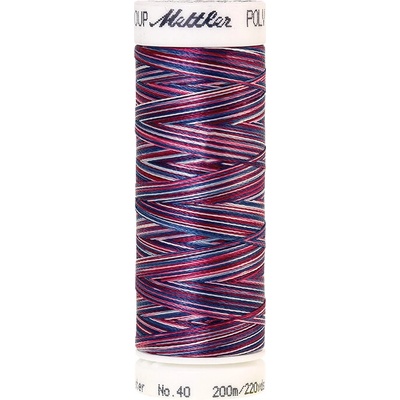 Nitě POLY SHEEN MULTI vyšívací 200m 200m art. 4820 polyester AMANN Mettler - více barev barva.: 9918 American Flag