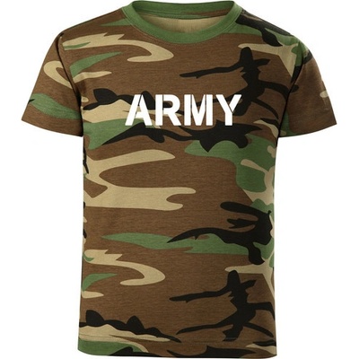 Dragowa detské krátke tričko Army maskáčová