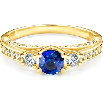 Image 1 of SAVICKI Пръстен Heart of the Ocean: злато, син сапфир