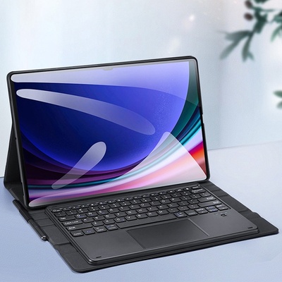 Samsung DUX DUCIS кожен калъф с Bluetooth клавиатура и тъчпад за Samsung Galaxy Tab S9 Ultra / S10 Ultra
