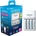 Panasonic Зарядно устройство Panasonic Smartplus + 4x AA ENELOOP 2000mAh акумулаторни батерии (K-KJ55MCD40E)