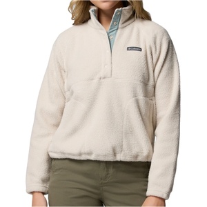 Columbia Дамски поларен пуловер Columbia Women's Jasper Ridge Pebbled Fleece Half Snap Fleece jumper - Dark Stone (105-6167-0514)