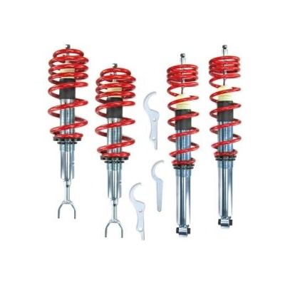 Регулируемо окачване за Audi A4 B5 (1995-2001) - Червени пружини