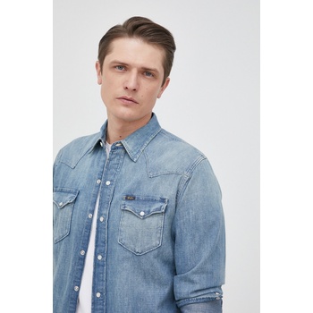 Ralph Lauren Дънкова риза Polo Ralph Lauren мъжка със стандартна кройка с класическа яка 710703936001 (710703936001)