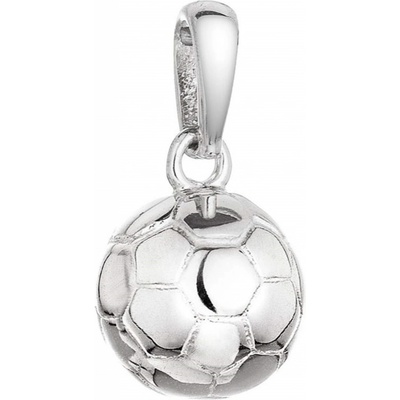 Evolution Group Strieborný prívesok Futbalová lopta 64013