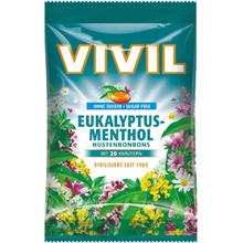 Vivil Eukalyptus-mentol + 20 druhů bylin bez cukru 120 g